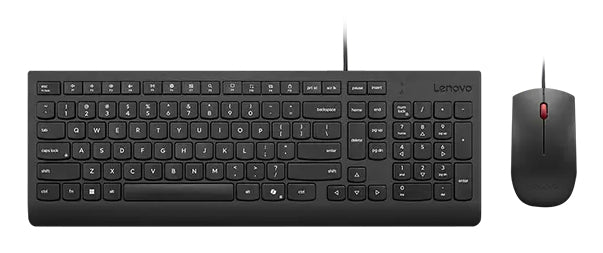 Lenovo 4X31R64409 clavier Souris incluse Universel USB Danois Noir