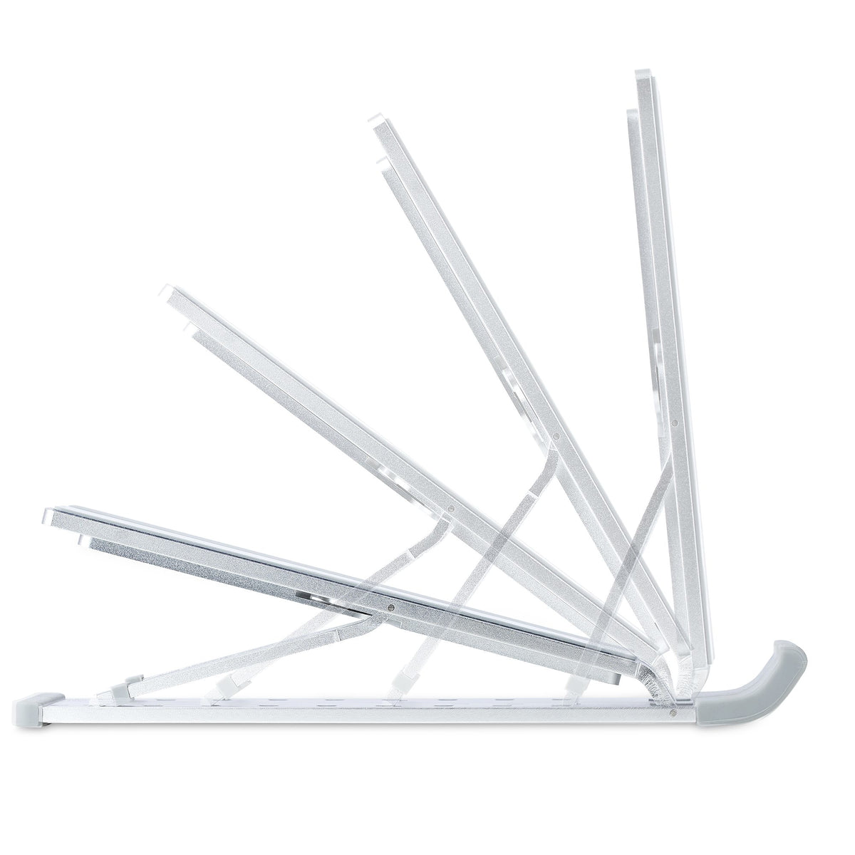 StarTech.com Support Pliable pour Ordinateur Portable, Aluminium, Réglable en Hauteur et Inclinable, Supporte jusqu'à 10