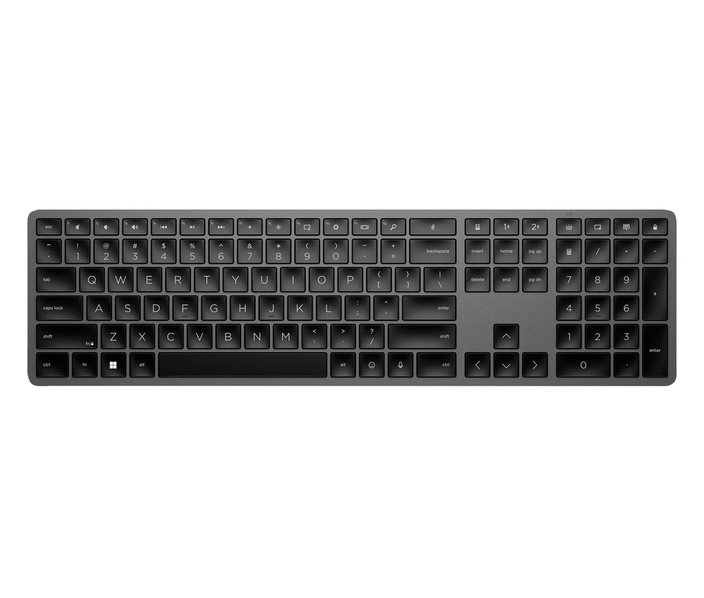 HP Clavier sans fil 975 Double Mode, Rétroéclairé, Batterie Rechargeable
