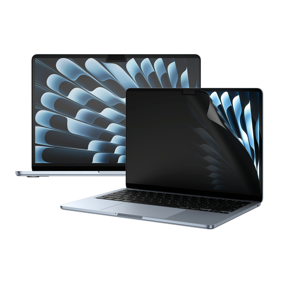 PanzerGlass Film de Protection d'Écran Magnétique de Confidentialité 2-Way pour MacBook Air 13.6" M2, M3, M4, M5