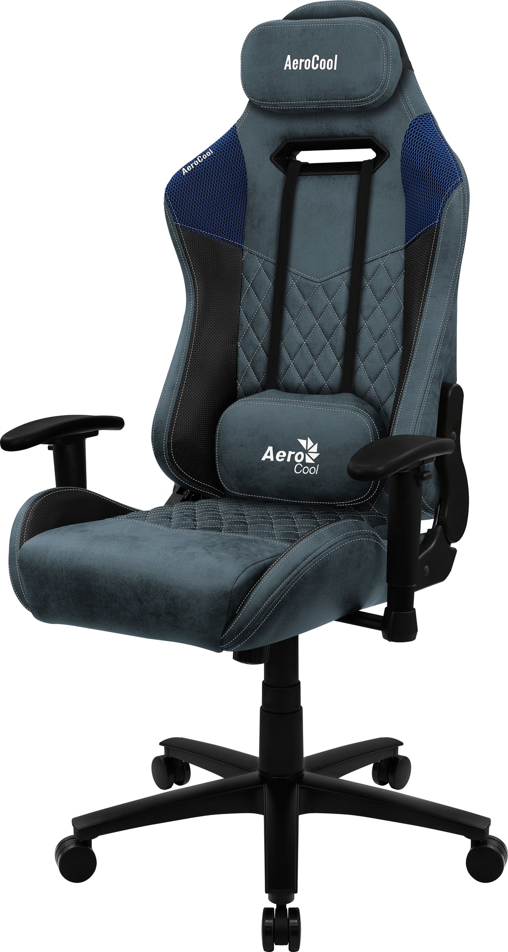 Aerocool DUKE AeroSuede Siège de jeu universel Noir, Bleu