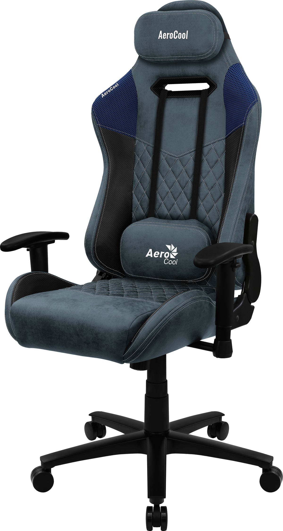 Aerocool DUKE AeroSuede Siège de jeu universel Noir, Bleu