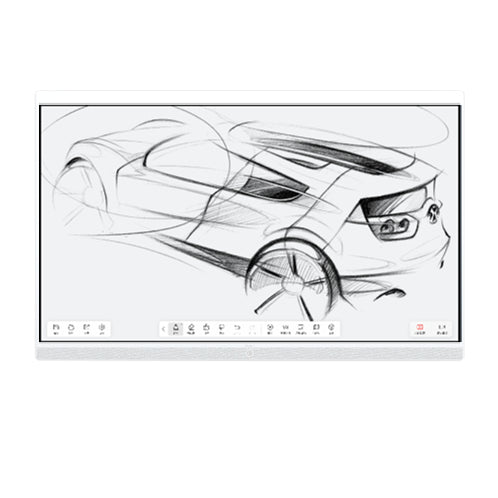Yealink ETV65 Écran Tactile Étendu pour MeetingBoard65, Blanc