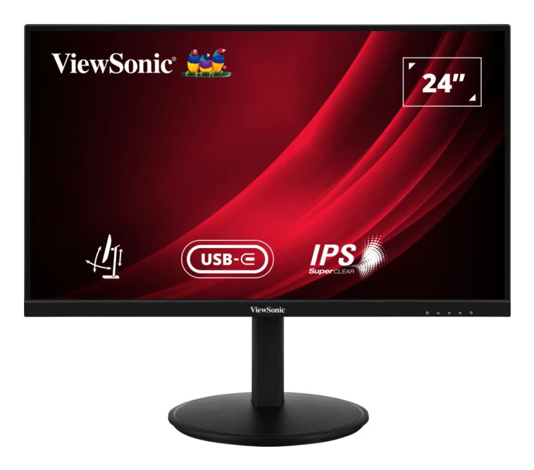 Viewsonic VG Series VG2409-MHDU-2 écran plat de PC 60,5 cm (23.8") 1920 x 1080 pixels Full HD LED Noir