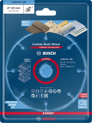 Bosch Bosch 2 608 901 189 fourniture de ponçage et de meulage rotatif Plastique, Bois Disque de meulage