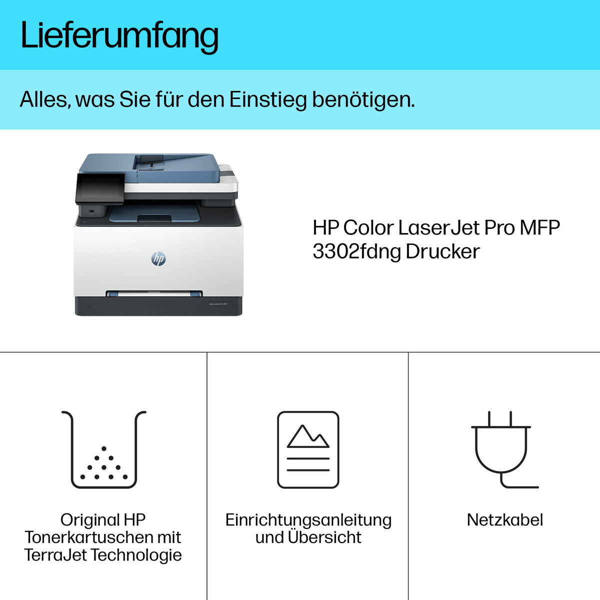 HP Color LaserJet Pro MFP 3302fdng Laser