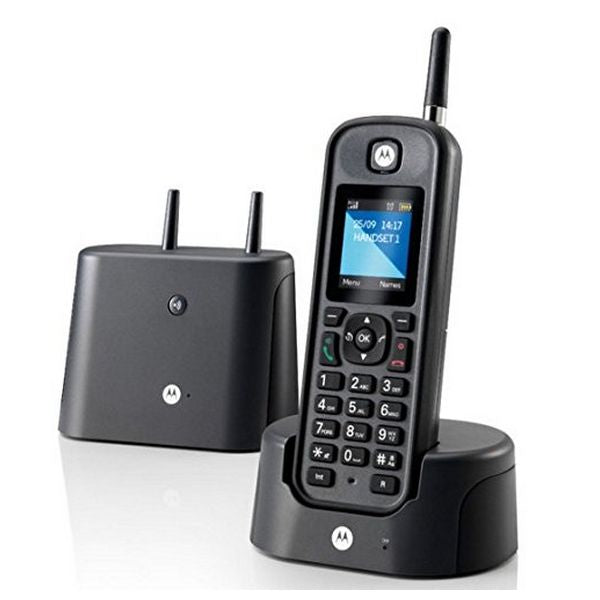 Motorola O201 Téléphone DECT Identification de l'appelant Noir