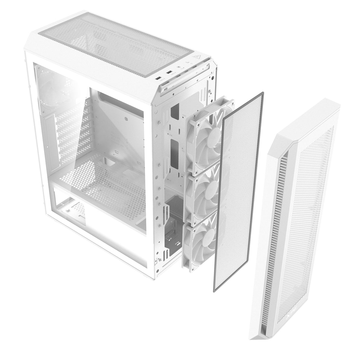 XPG VALOR AIR PLUS Midi Tower Blanc