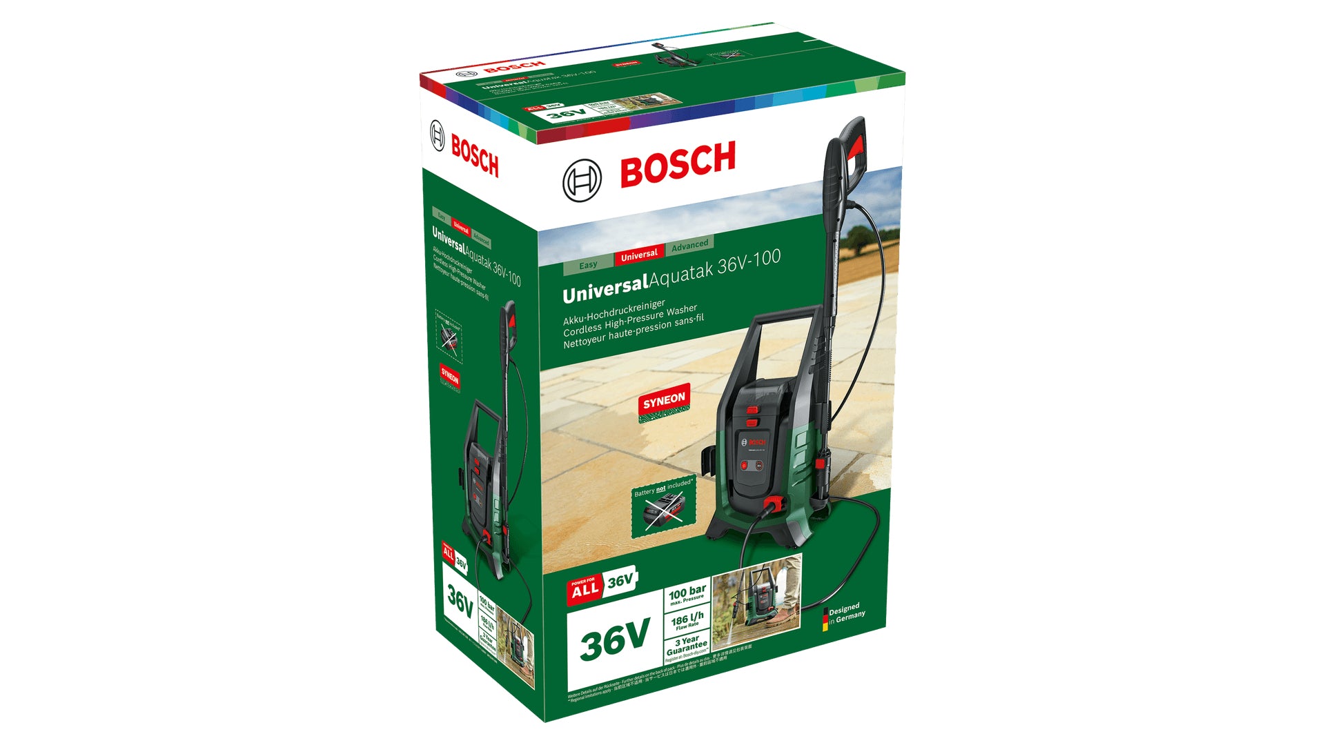 Bosch Bosch 0 600 8C7 002 Nettoyeur haute pression Droit Electrique 186 l/h