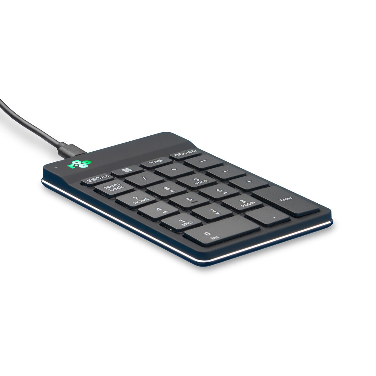 R-Go Tools Clavier R-Go Numpad Break, clavier numérique ergonomique avec logiciel de pause, filaire, noir