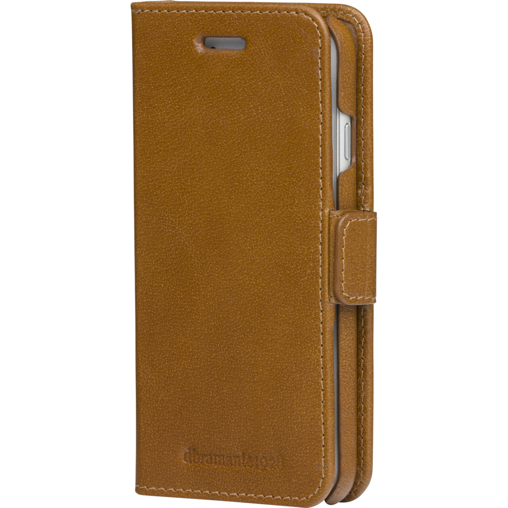 Coque de Protection et Portefeuille 2 en 1 LYI8GT001090, Cuir Pleine Fleur, Marron