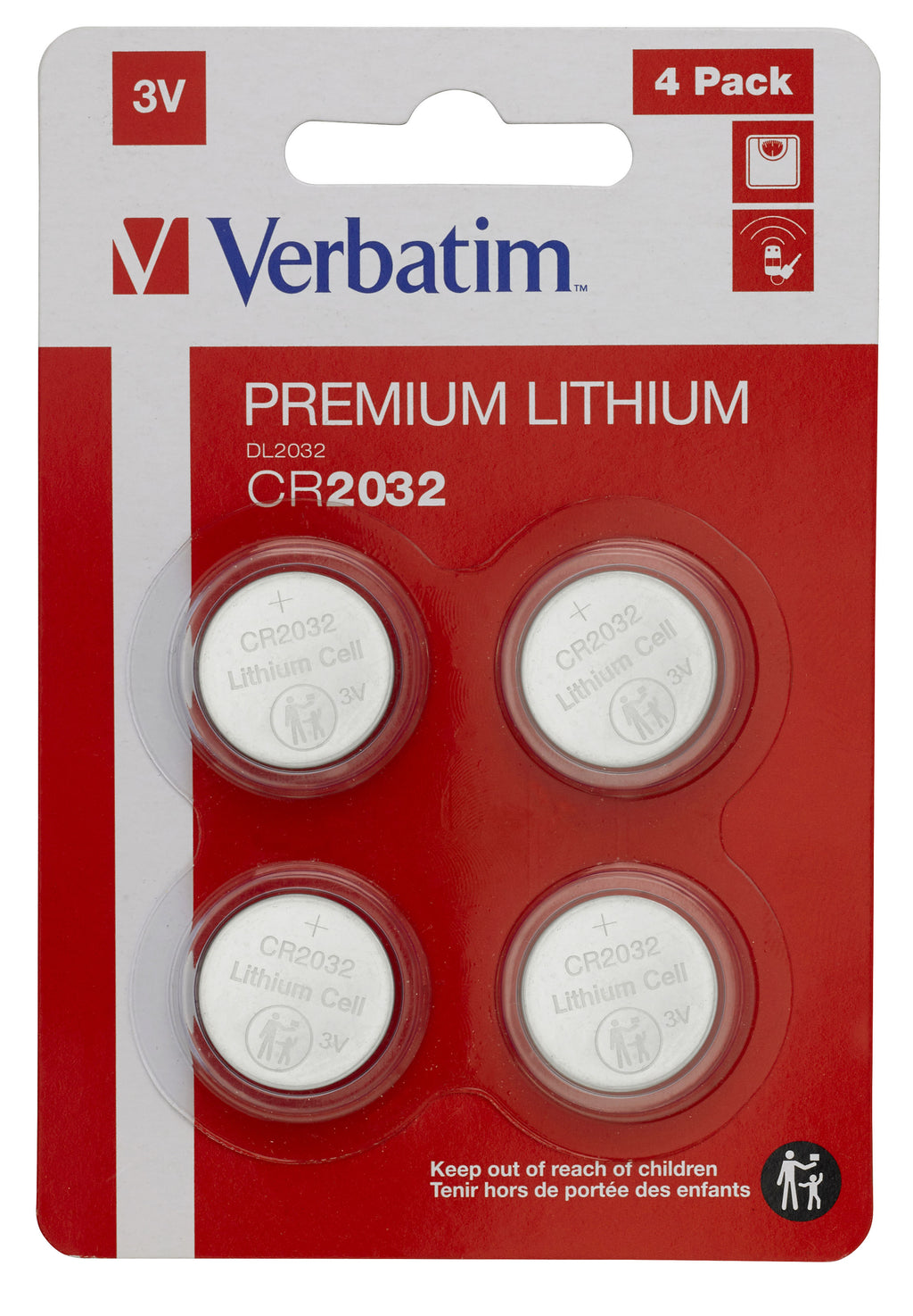 Verbatim CR2032 Batterie à usage unique Lithium