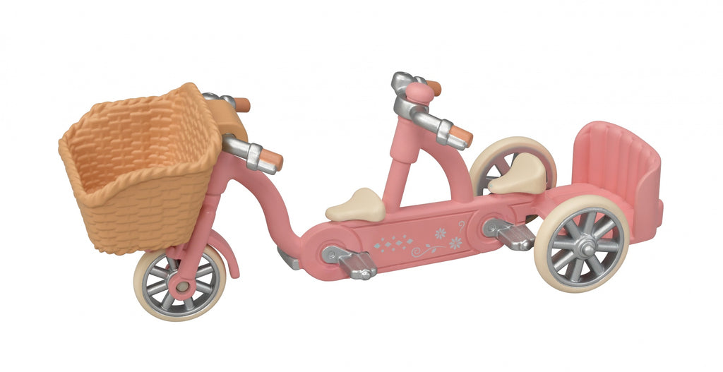 Sylvanian Families Les frères et sœurs husky et leur tandem