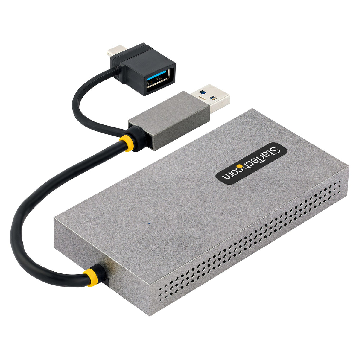 StarTech.com Adaptateur USB vers Double HDMI - USB A/C vers 2 Écrans HDMI (1x 4K30Hz, 1x 1080p) - Dongle Intégré USB-A v