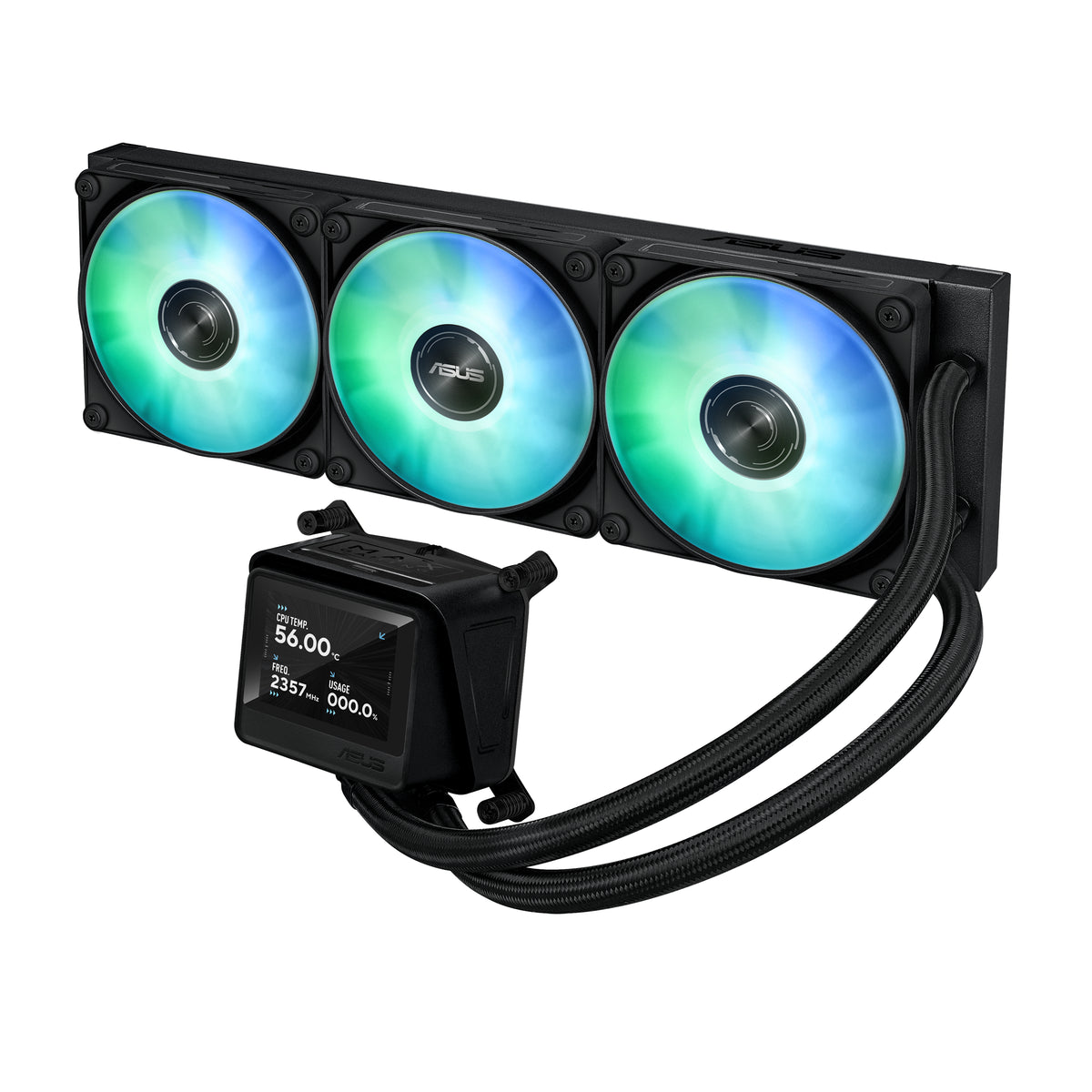 ASUS MAX GAMING LC 360 ARGB LCD Refroidisseur de Liquide AIO 12 cm Noir
