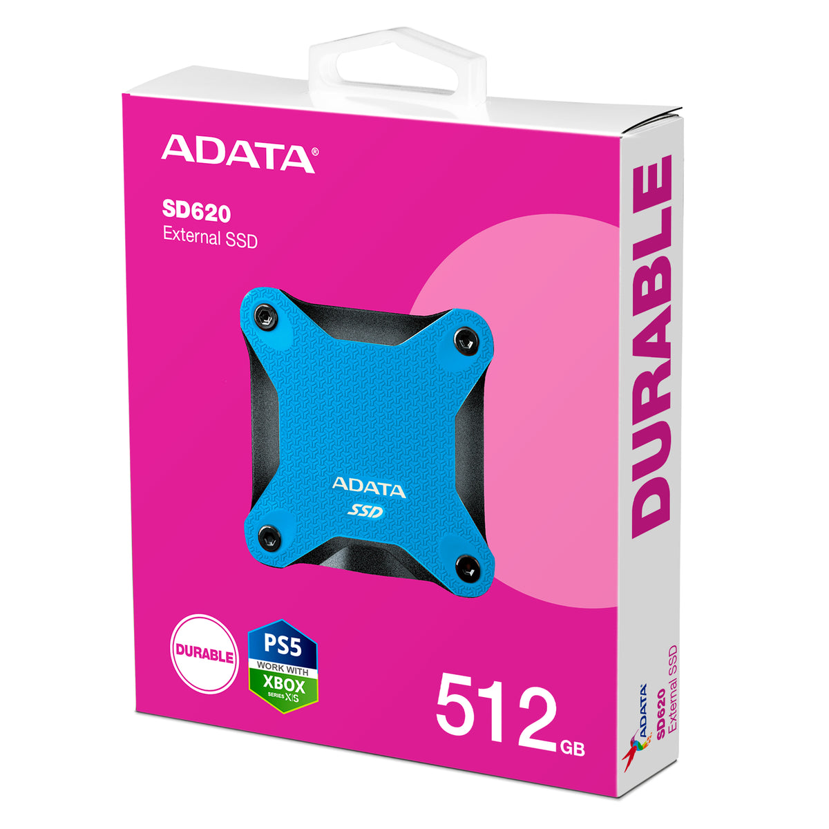Adata SD620 512GB Ekstern SSD Blå - vue 6