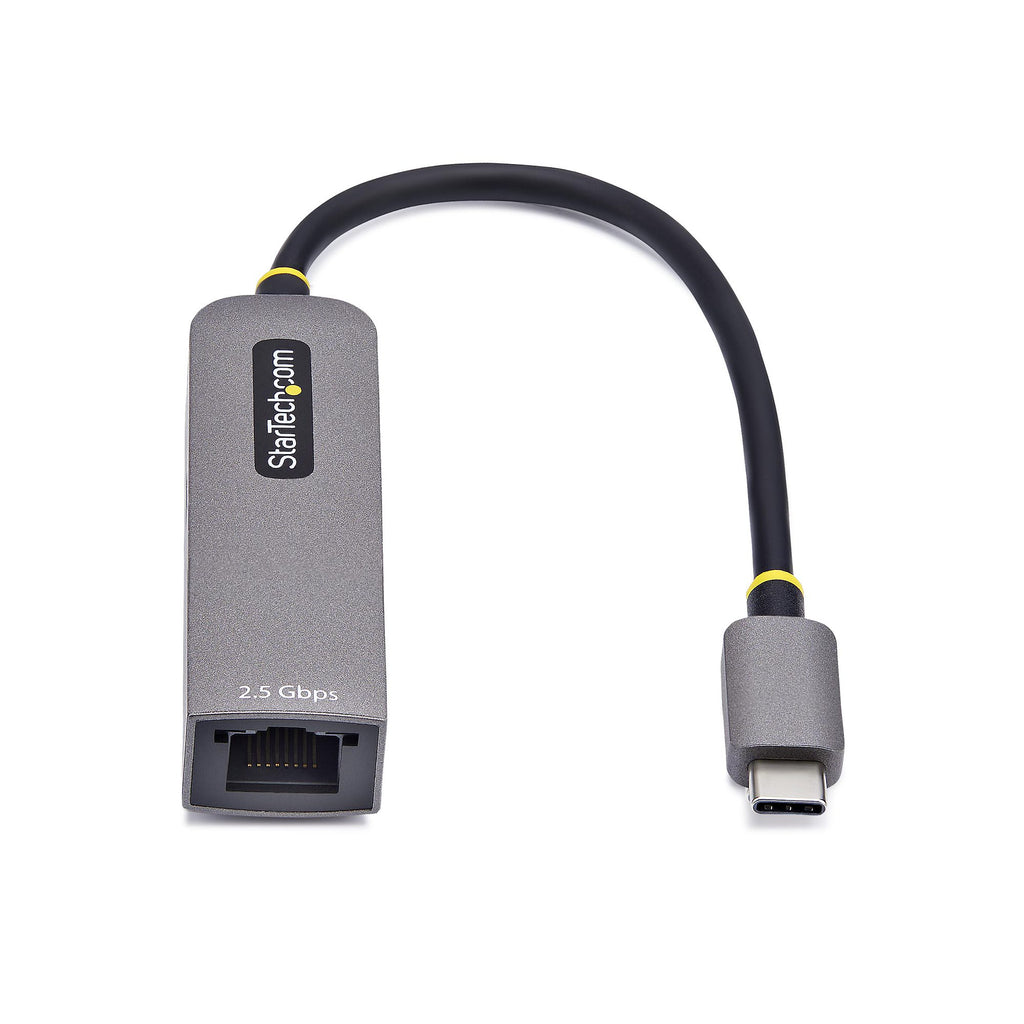 StarTech.com Adaptateur USB-C vers Ethernet 2.5GbE, PD Pass-Through 100W, NBASE-T, Multi Speed 2.5/1G, Compatible Thunde