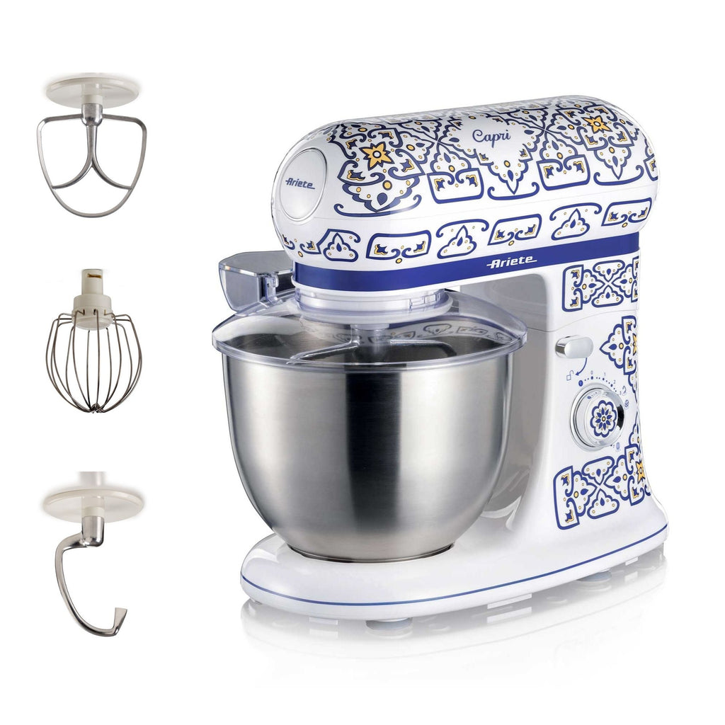 Ariete 1588/0C Robot mixer 1200 W Blanc, Bleu clair - vue 7