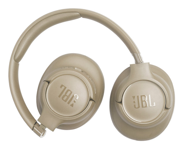 JBL Tune 730BT Casque Sans Fil Bluetooth, Arceau pour Appels et Musique, USB Type-C, Beige
