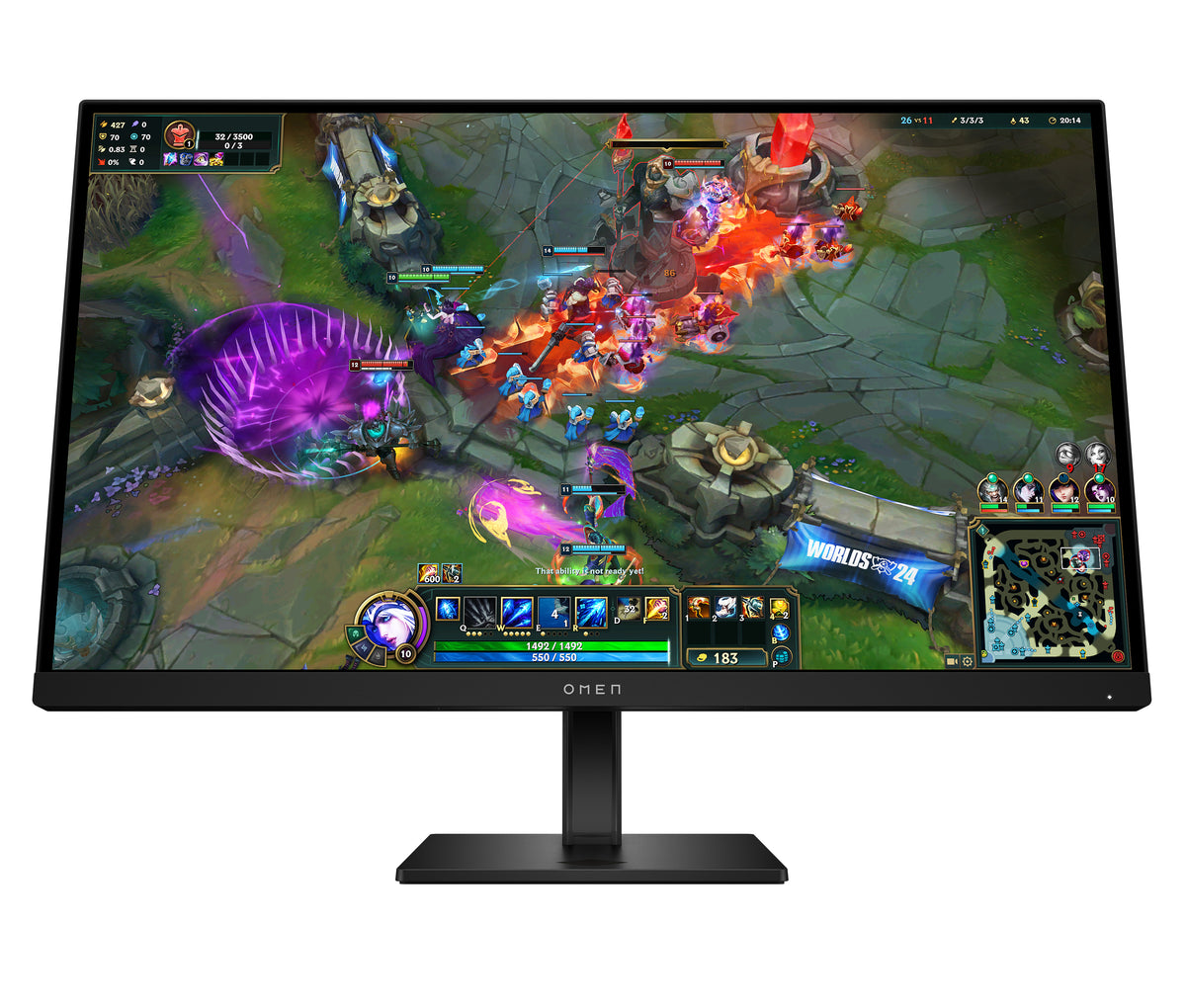 HP OMEN 27qs G2 Écran Gaming 27" QHD 2560x1440 240Hz 1ms 400 nits Noir