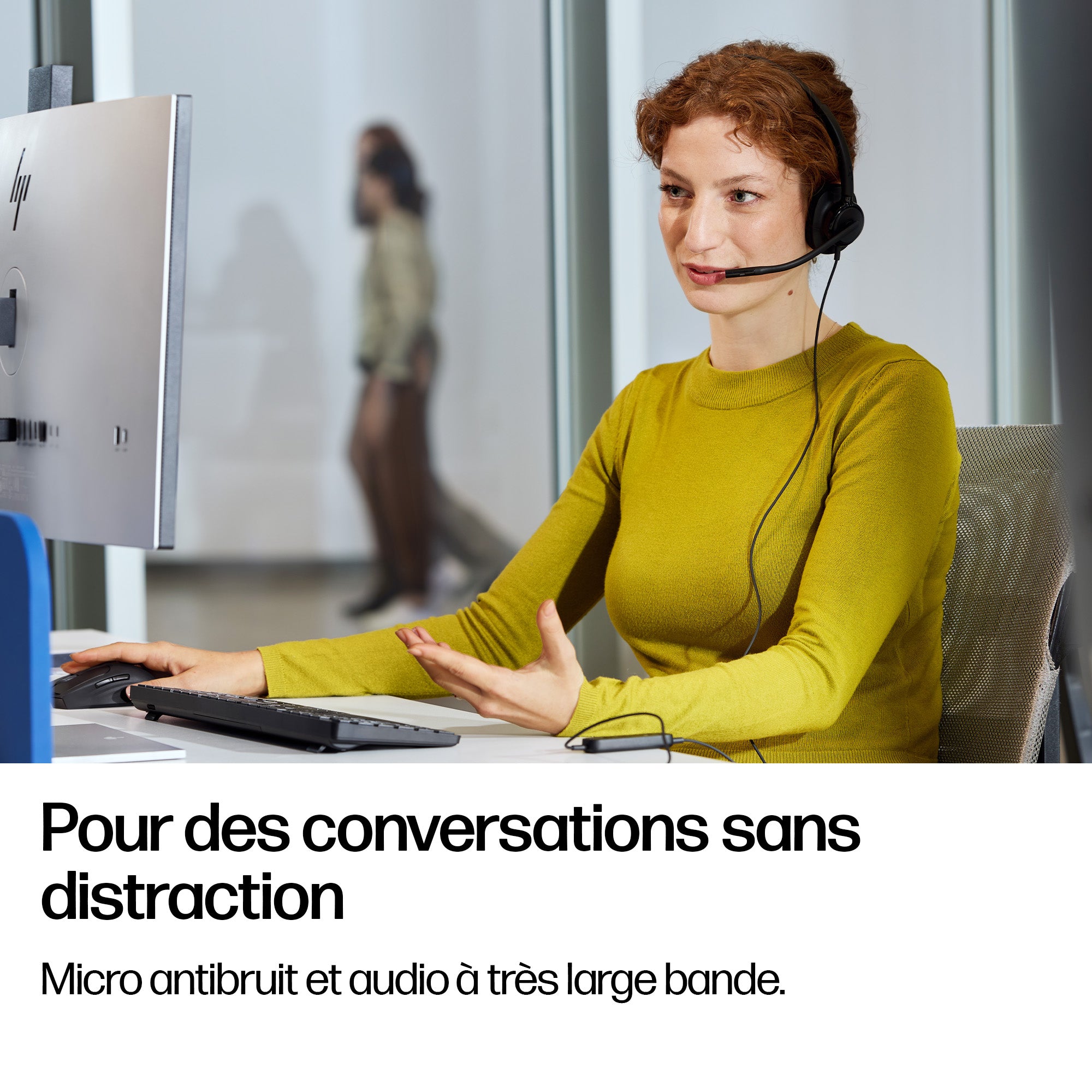 HP Poly Micro Classic-casque filaire USB monaural Mission 415 Classic (en vrac)
