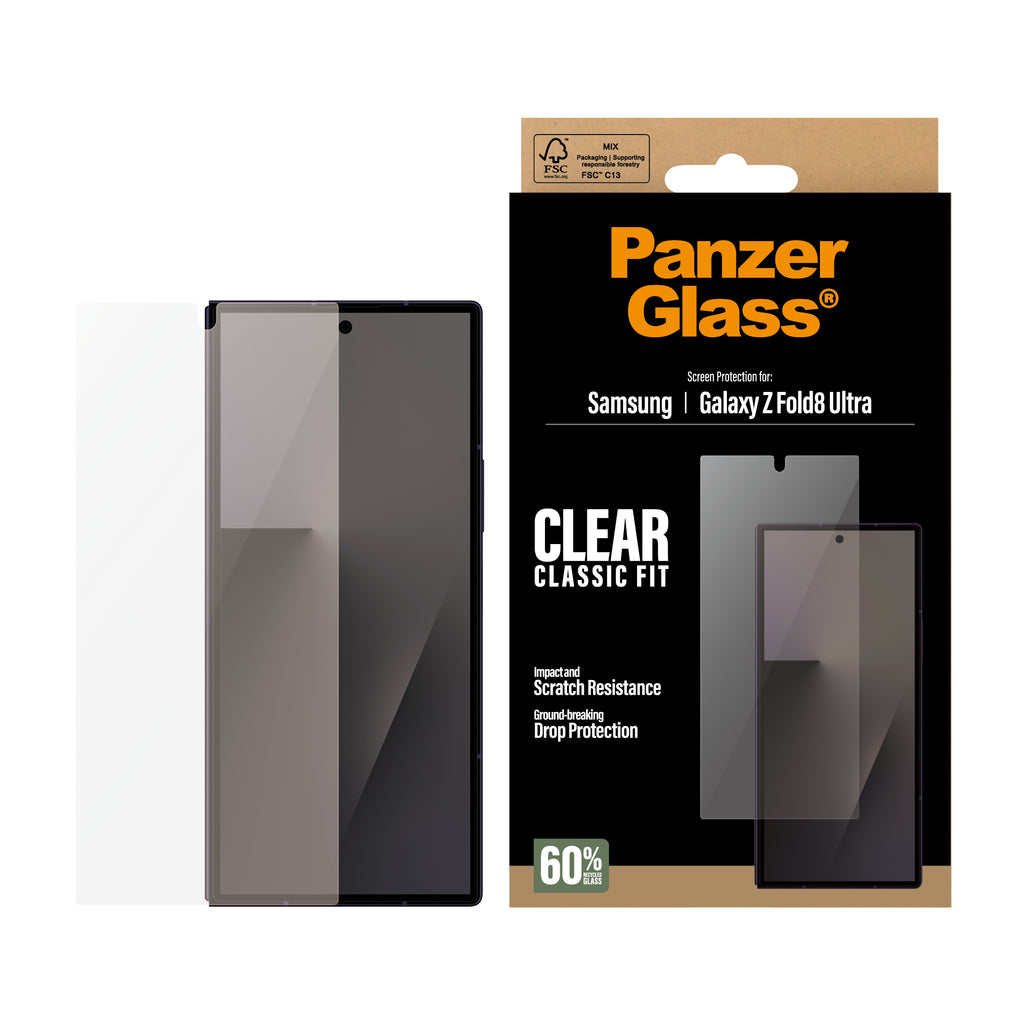 PanzerGlass ® Sub Screen Protector Samsung Galaxy Z Fold8 Ultra | Classic Fit Samsung - Galaxy Z Fold8 Ultra - vue 2