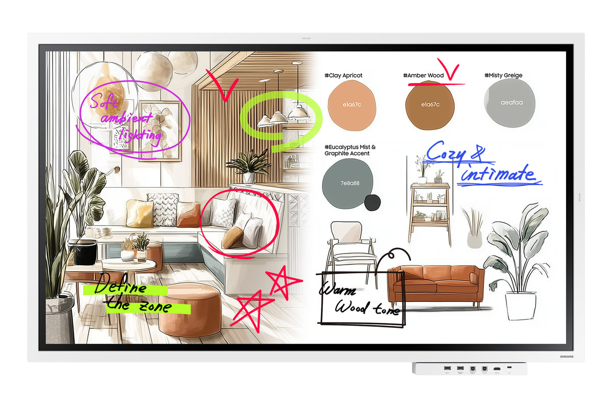Samsung Flip WMFX 55" Écran Interactif Tactile