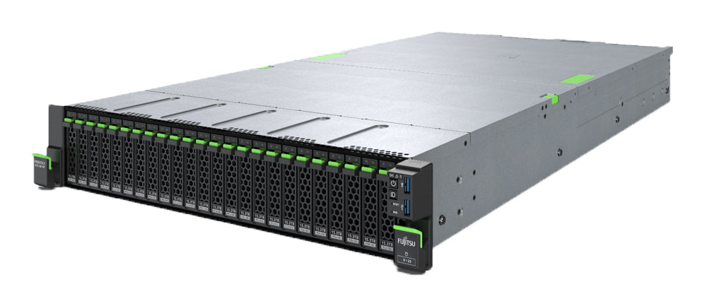 Fujitsu PRIMERGY RX2540 M7 serveur 0 Go Rack (2 U) Intel® Xeon® Silver 4410Y 2 GHz 32 Go DDR5-SDRAM 900 W