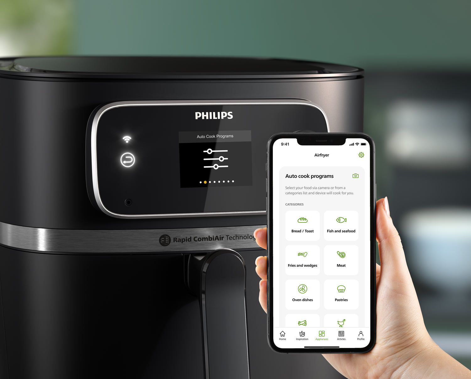 Philips 7000 series Série 7000 Connecté HD9880/90 Airfryer XXL 8,3L 22-en-1, Jusqu'à 7 portions
