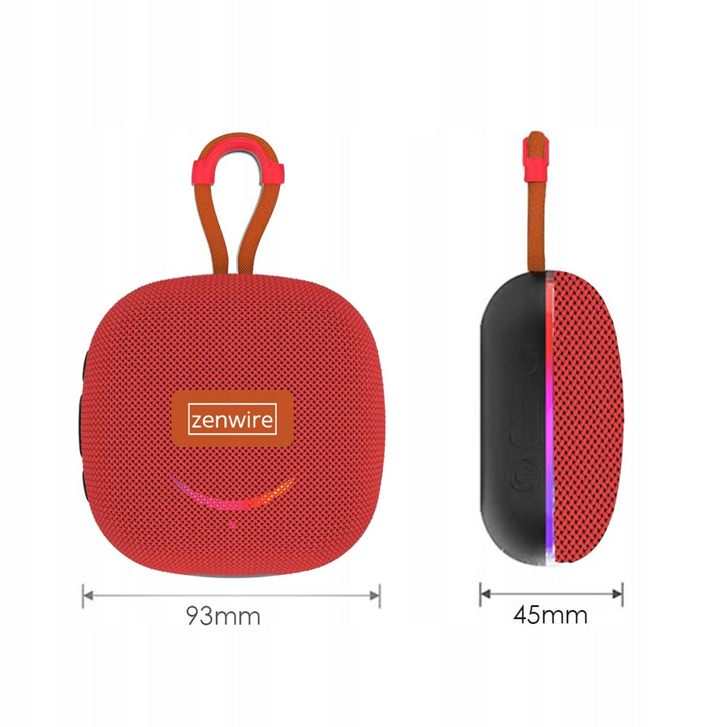 Mini enceinte Bluetooth portable sans fil avec radio FM et lecteur MP3, 13 W, Zenwire BS-07