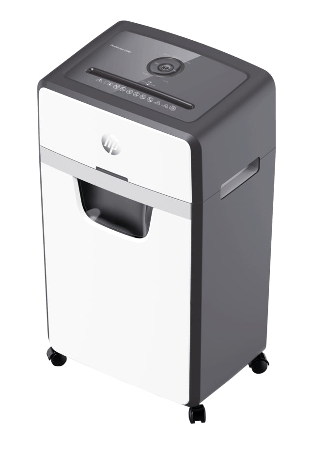 HP 2808 Destructeur de Papier Micro-broyage 22 cm, 65 dB, Blanc et Noir