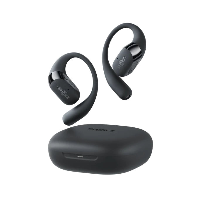 OpenFit 2+ Écouteurs Sans Fil à Crochets Auriculaires, Bluetooth pour Appels et Musique, Noir