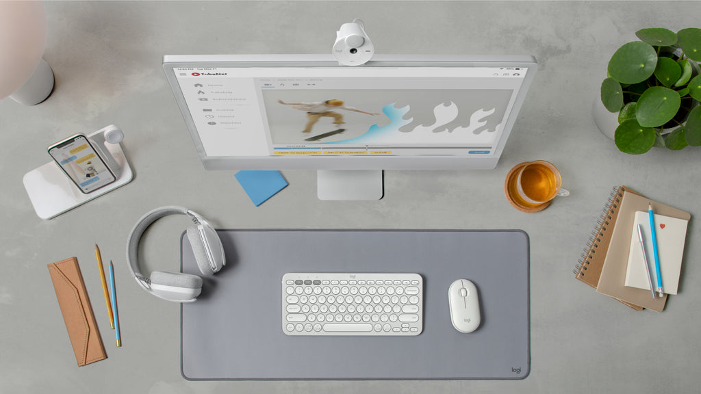 Logitech Pebble 2 Combo - Ensemble Clavier et Souris Sans Fil, Disposition US International