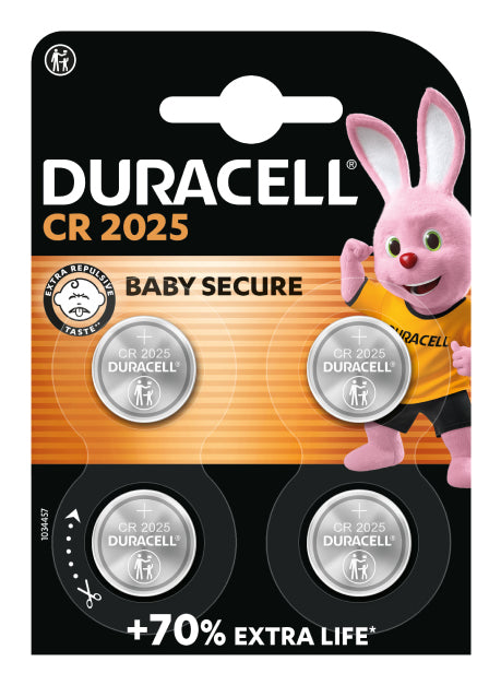 Duracell 81575810 pile domestique Batterie rechargeable CR2025 Hybrides nickel-métal (NiMH)