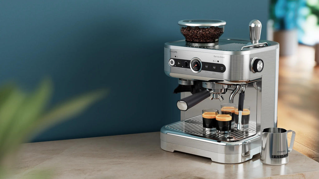 Philips PSA3218/01 Machine à Café Expresso Semi-Automatique, Réservoir 2,5 L, Acier Inoxydable