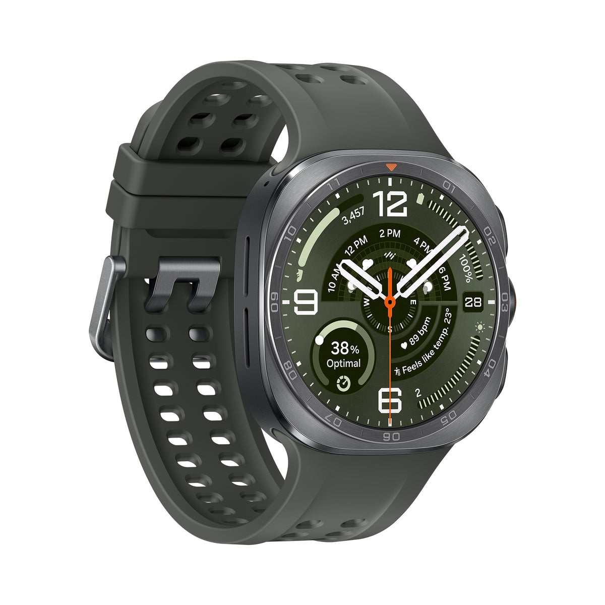 Samsung Galaxy Watch Ultra2 3,81 cm (1.5") AMOLED 47 mm Numérique 498 x 498 pixels Écran tactile 4G Argent Wifi GPS (sat