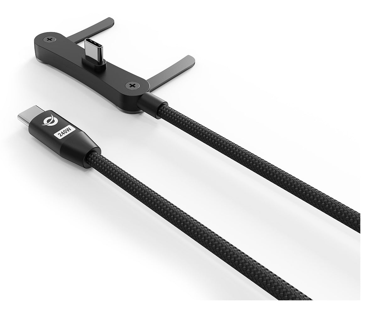 Conceptronic ETTA13B12 câble USB USB 2.0 1,2 m USB C 0,48 Gbit/s 240 W Noir