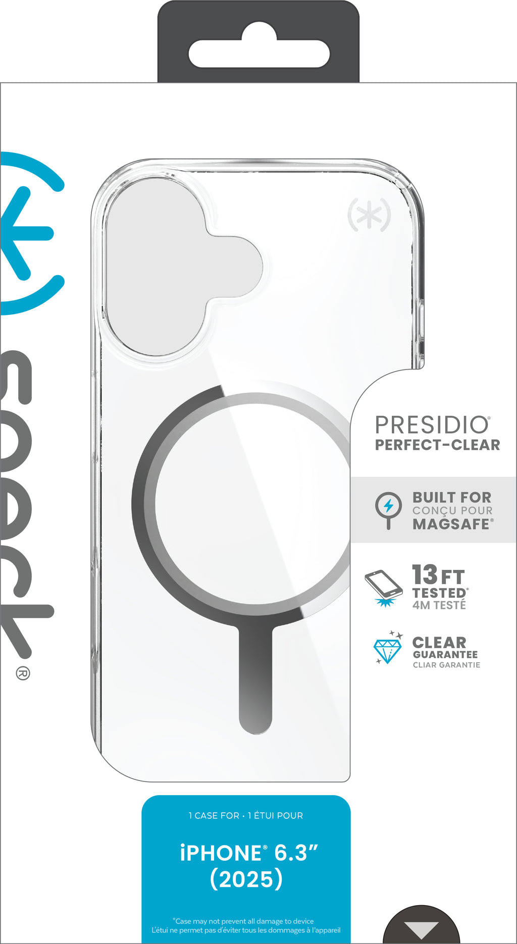 Speck 150954-3240 coque de protection pour téléphones portables 16 cm (6.3") Housse Transparent