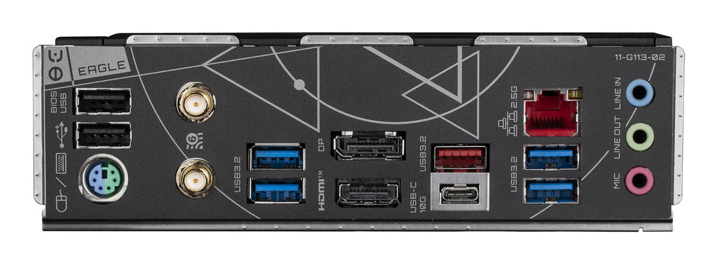 GIGABYTE Z790 EAGLE AX Carte mère - Prend en charge les processeurs Intel Core de 14e génération, VRM numérique 12+1+1 phases, jusqu'à 7600 MHz DDR5 (OC), 3xPCIe 4.0 M.2, Wi-Fi 6E, LAN 2.5GbE, USB 3.2 Gen 2