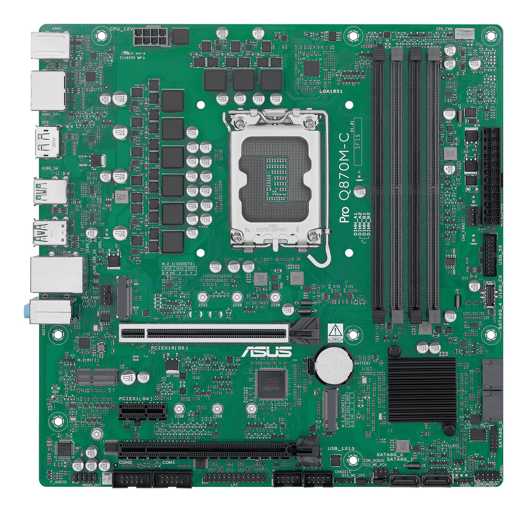 ASUS PRO Q870M-C-CSM Intel Q870 LGA 1851 (Socket V1) micro ATX - vue 2