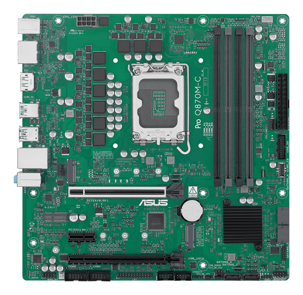 ASUS PRO Q870M-C-CSM Intel Q870 LGA 1851 (Socket V1) micro ATX - vue 2