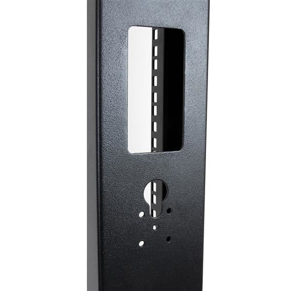 StarTech.com Rack Serveur Mobile 42U à 2 Mâts, Rack Réseau 19" à 2 Mâts avec Roulettes, Rack Ouvert Roulant pour Équipement AV/Data/Media/IT, Rack Ordinateur pour la Maison/Bureau - Roulettes Incluses - vue 5