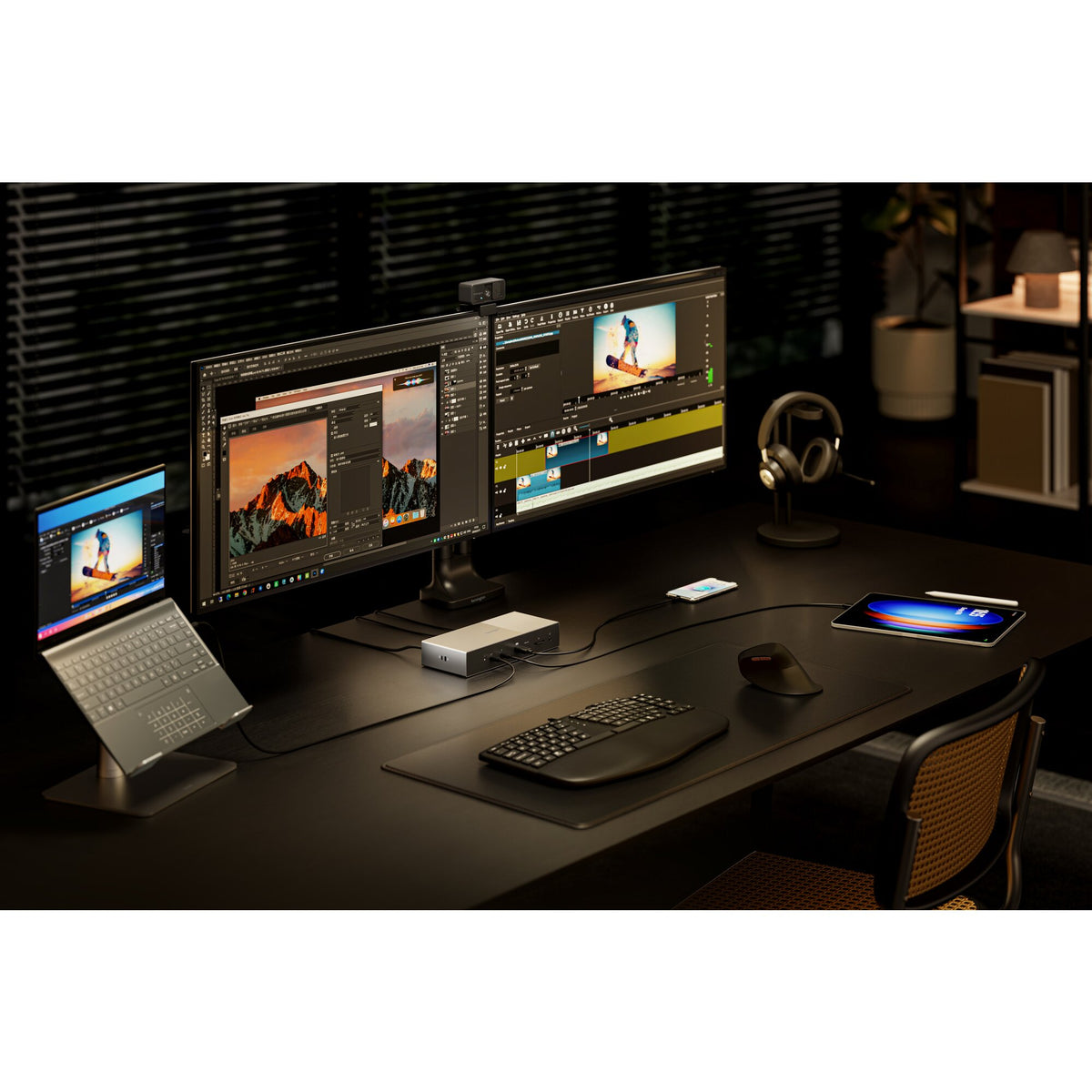Kensington SD5000T5 EQ Station d’accueil Thunderbolt 5 avec Triple sortie vidéo 4K et alimentation PD 140 W