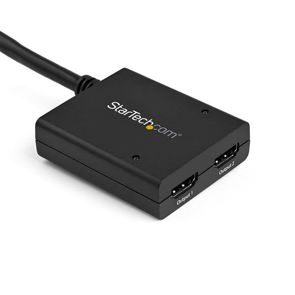 StarTech.com Splitter HDMI 4K 2 ports, Répartiteur 1x2 alimenté par USB ou Adaptateur