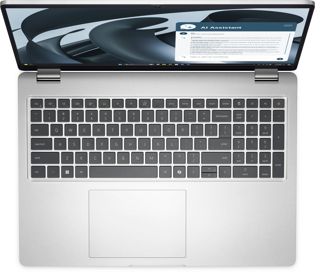 DELL Pro 16 Plus PB16255 Copilot+ PC AMD Ryzen™ 5 PRO 230 Ordinateur portable 40,6 cm (16") Full HD+ 32 Go LPDDR5x-SDRAM 1 To SSD Wi-Fi 7 (802.11be) Windows 11 Pro Allemand Aluminium