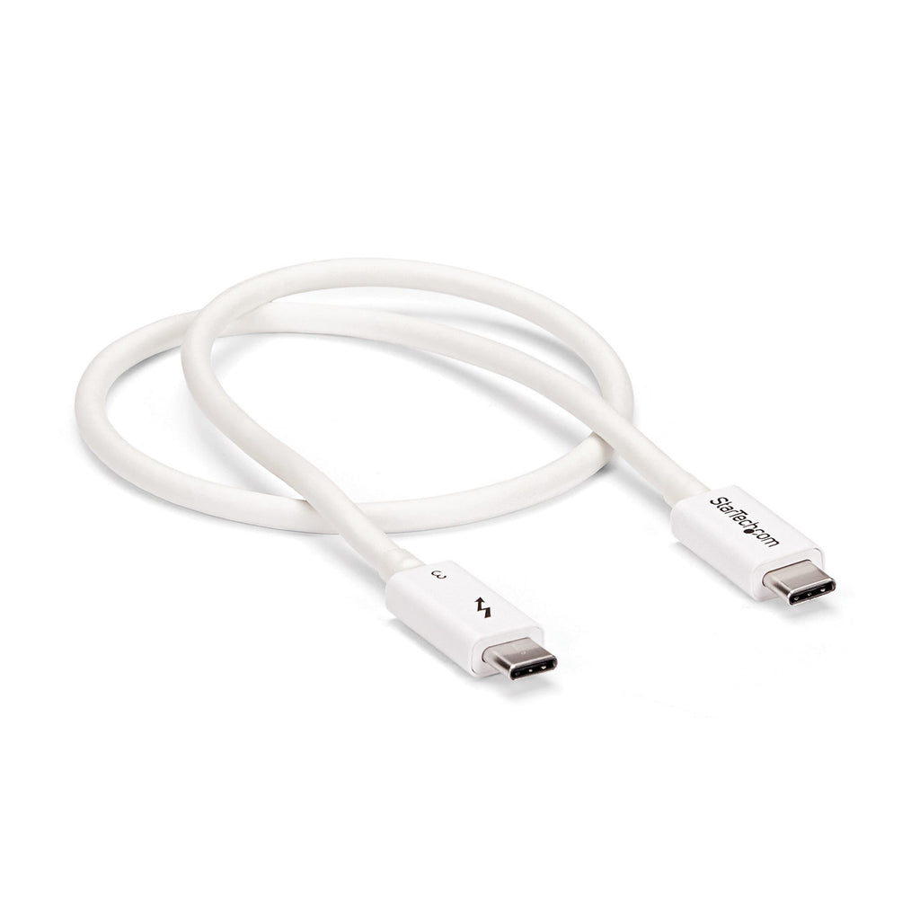 StarTech.com Câble Thunderbolt 3 50 cm 40 Gb/s Blanc