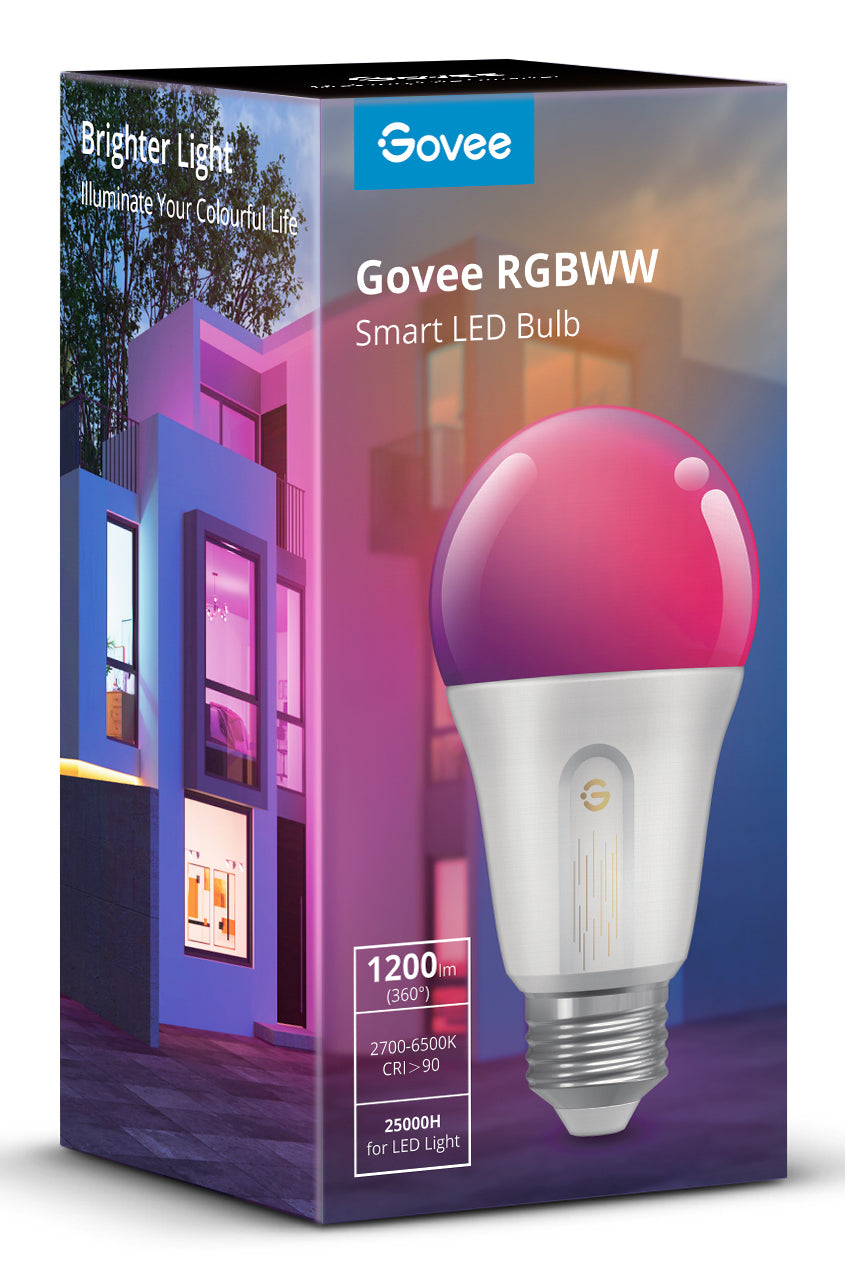 Govee H6009 Ampoule intelligente Wi-Fi/Bluetooth 12 W