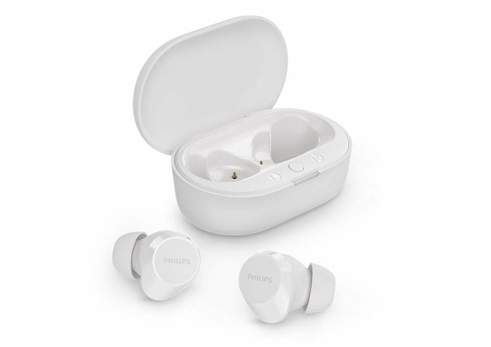 Philips TAT1209WT/00 casque True Wireless Stereo (TWS) Ecouteurs Appels/Musique Bluetooth Blanc