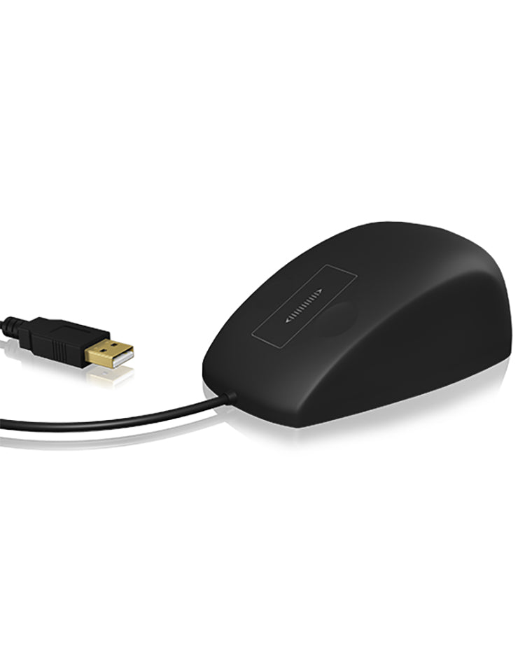 Souris de Bureau Ambidextre KSM-5030M-B USB Type-A, Noir