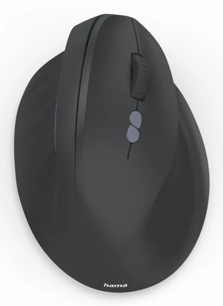 Hama EWM-600R Souris de Bureau sans fil RF et Bluetooth, Optique 1800 DPI, Droitier, Noir